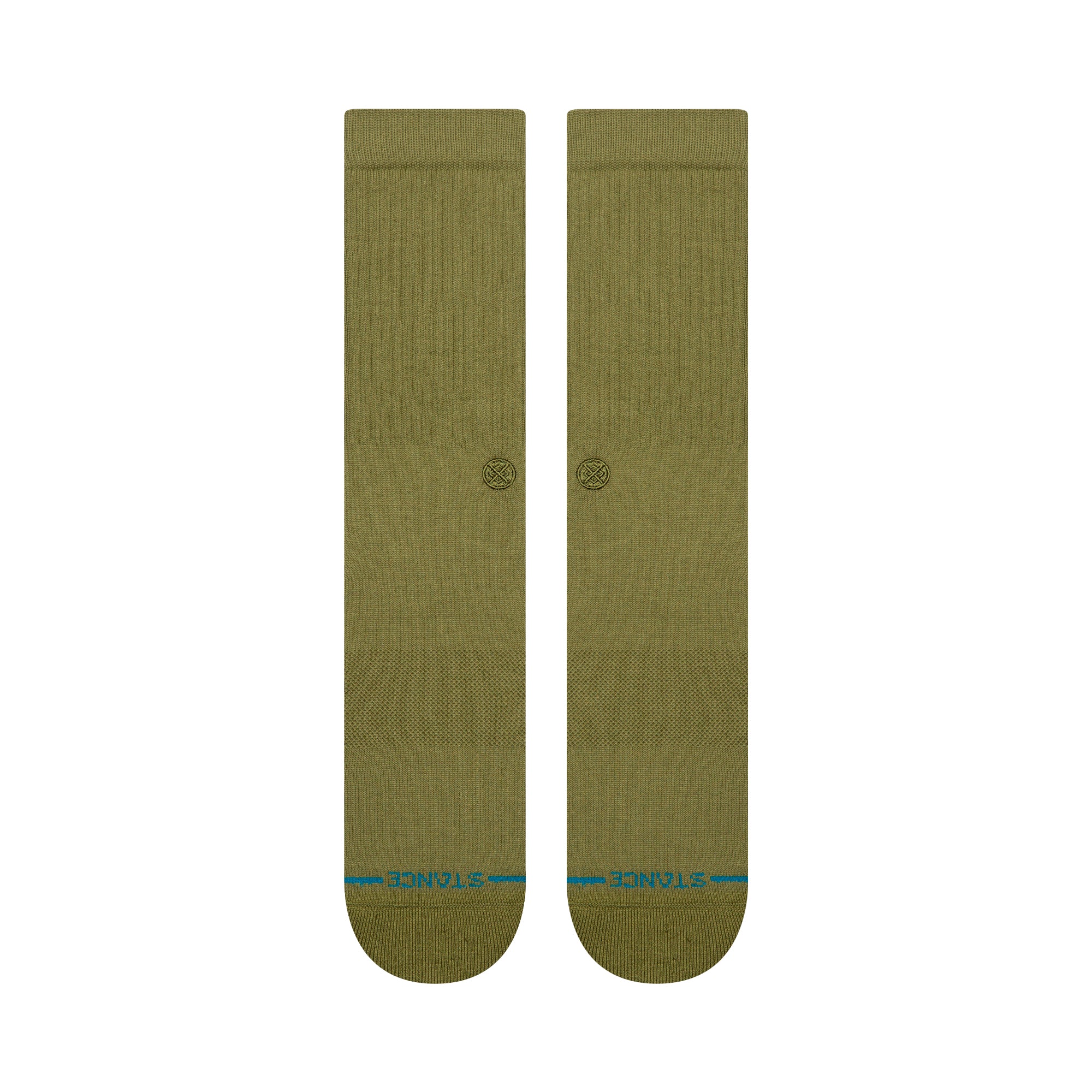 Calze Crew Stance Icon Arancioni - Supporto Arco E Ammortizzate, Taglie UK 6-16