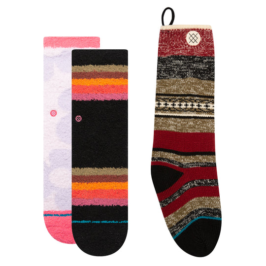 STANCE COZY CREW SOCKS STOCKING SET