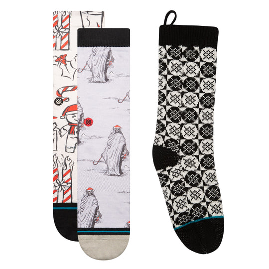 STANCE HOLIDAYZ POLY CREW SOCKS STOCKING SET