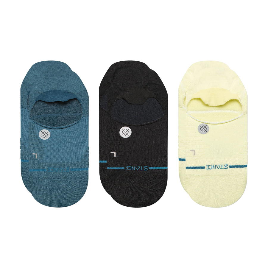 Light 3 Pack No Show Socks