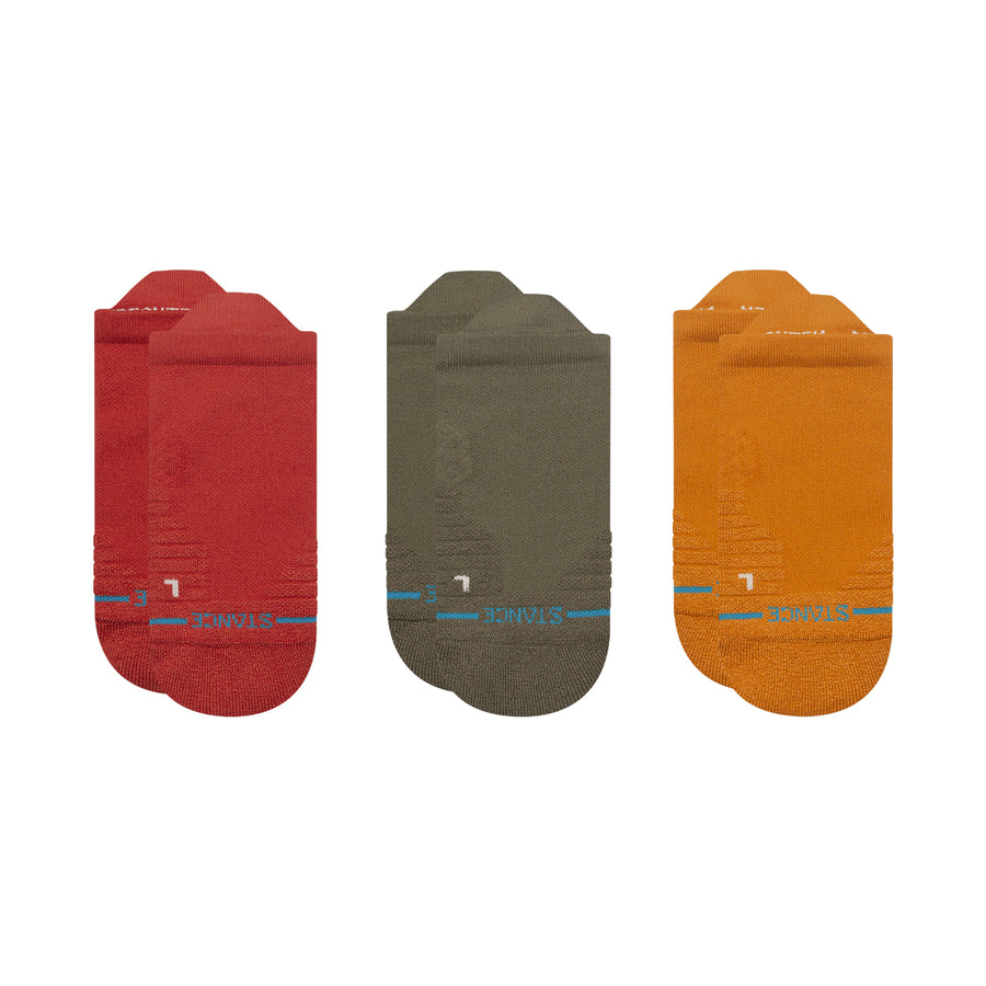 Solid Mid Tab Socks 3 Pack