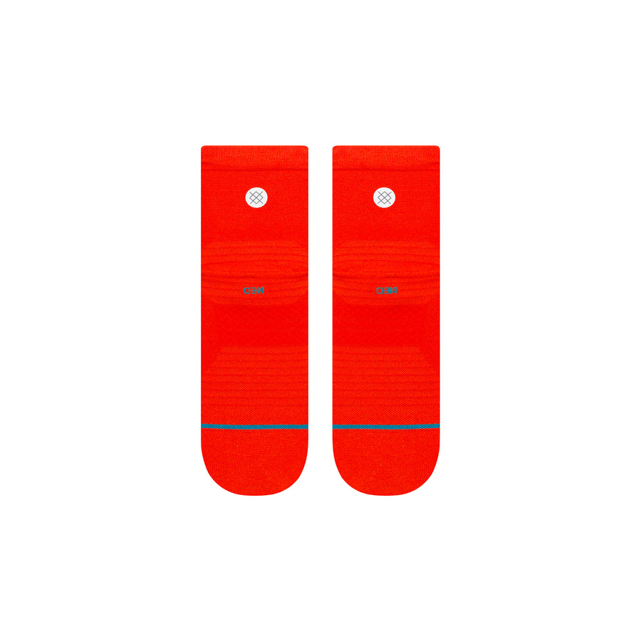 Red Ultralight Quarter Socks