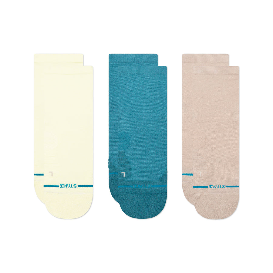 Butter Light Quarter Socks 3 Pack