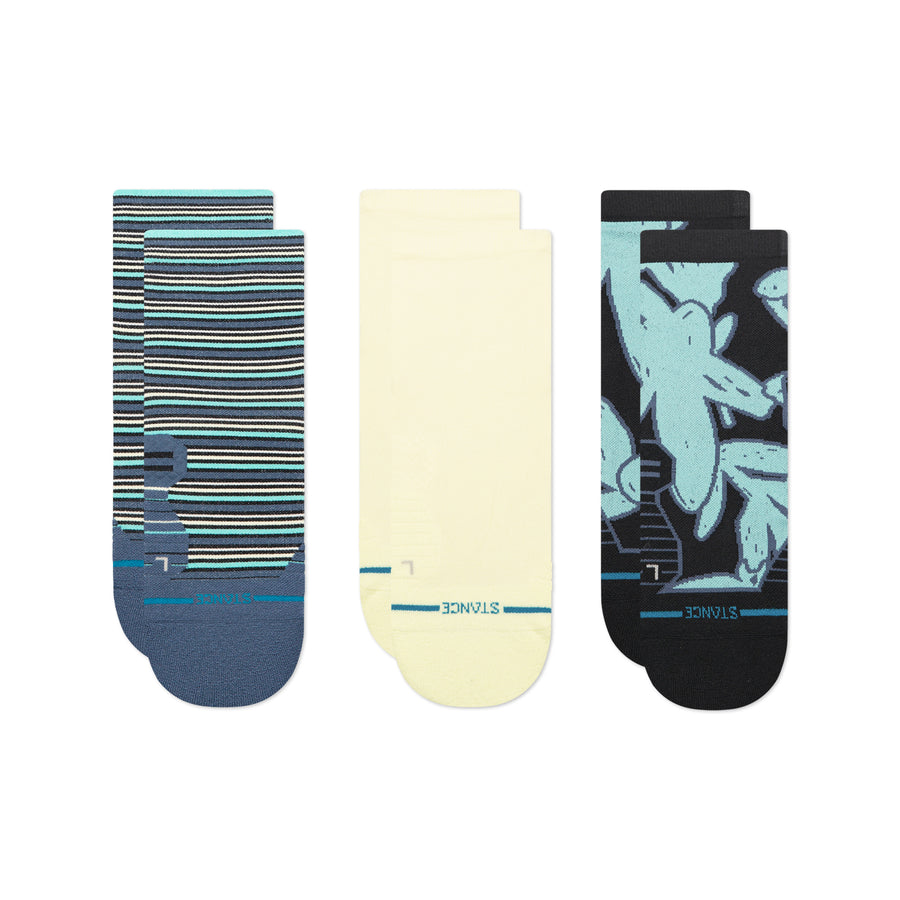 Crusade Light Quarter Socks 3 Pack