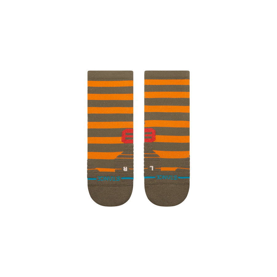 Lumberjack Mid Ribbed Quarter Socks
