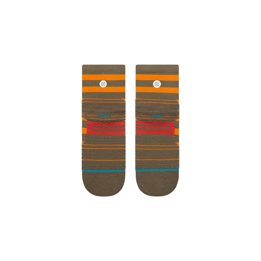 Lumberjack Mid Ribbed Quarter Socks