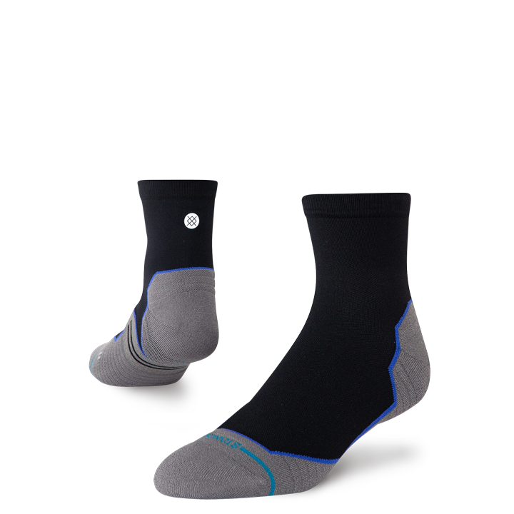 Contrast Seam Light Quarter Socks