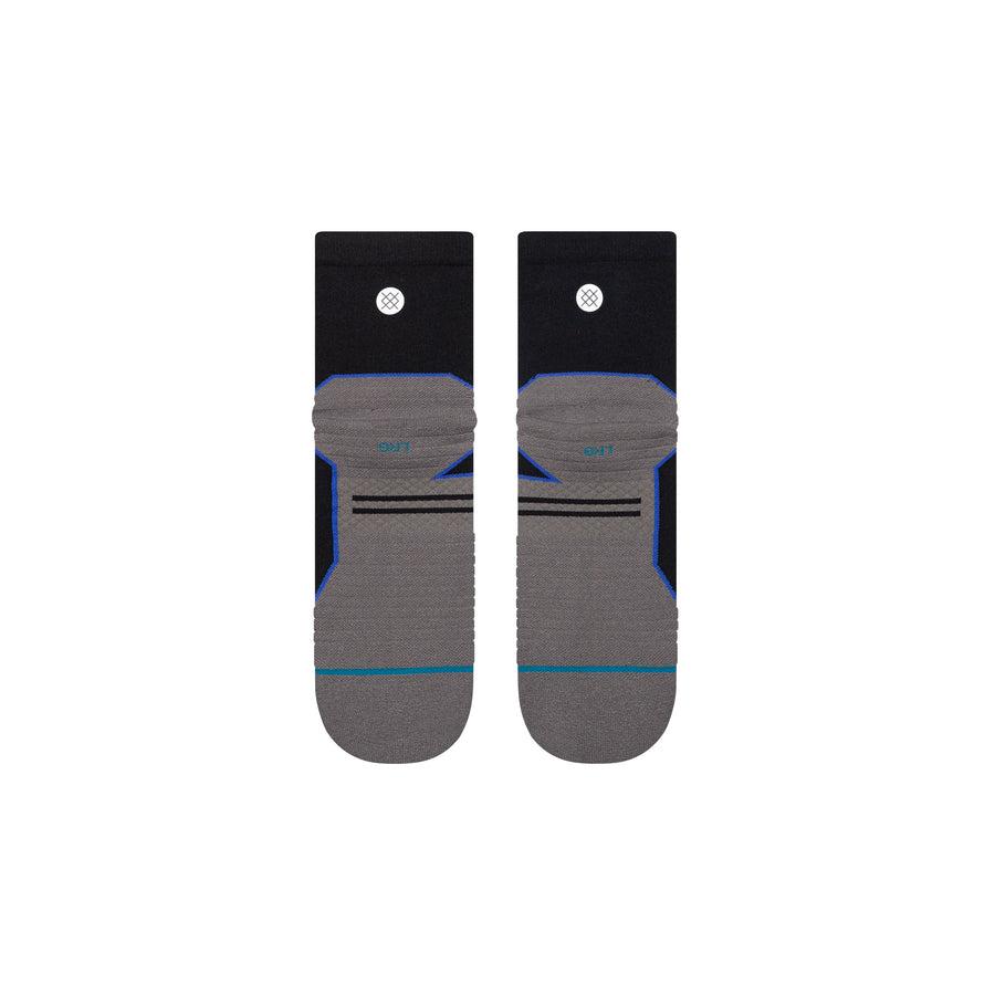 Contrast Seam Light Quarter Socks