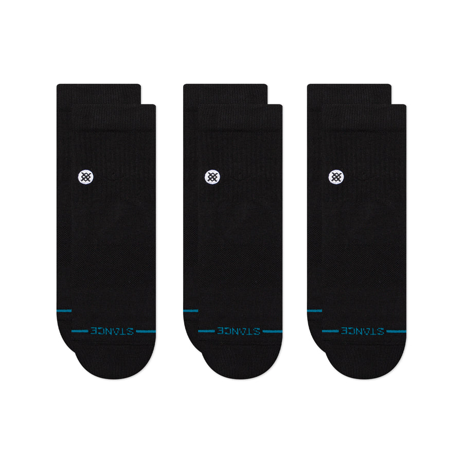 Icon Quarter Sock 3 Pack