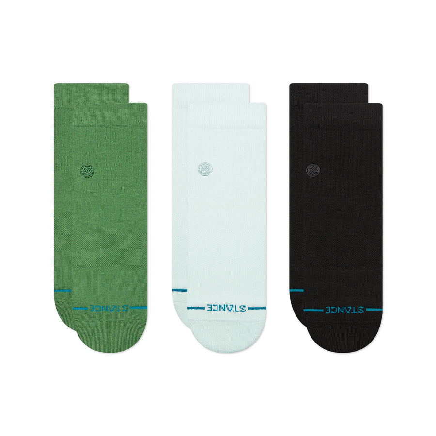 Icon Quarter Sock 3 Pack