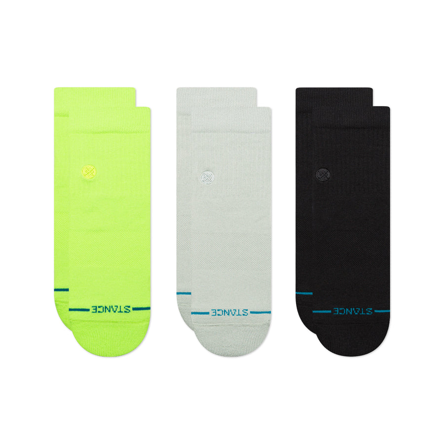 Icon Quarter Sock 3 Pack