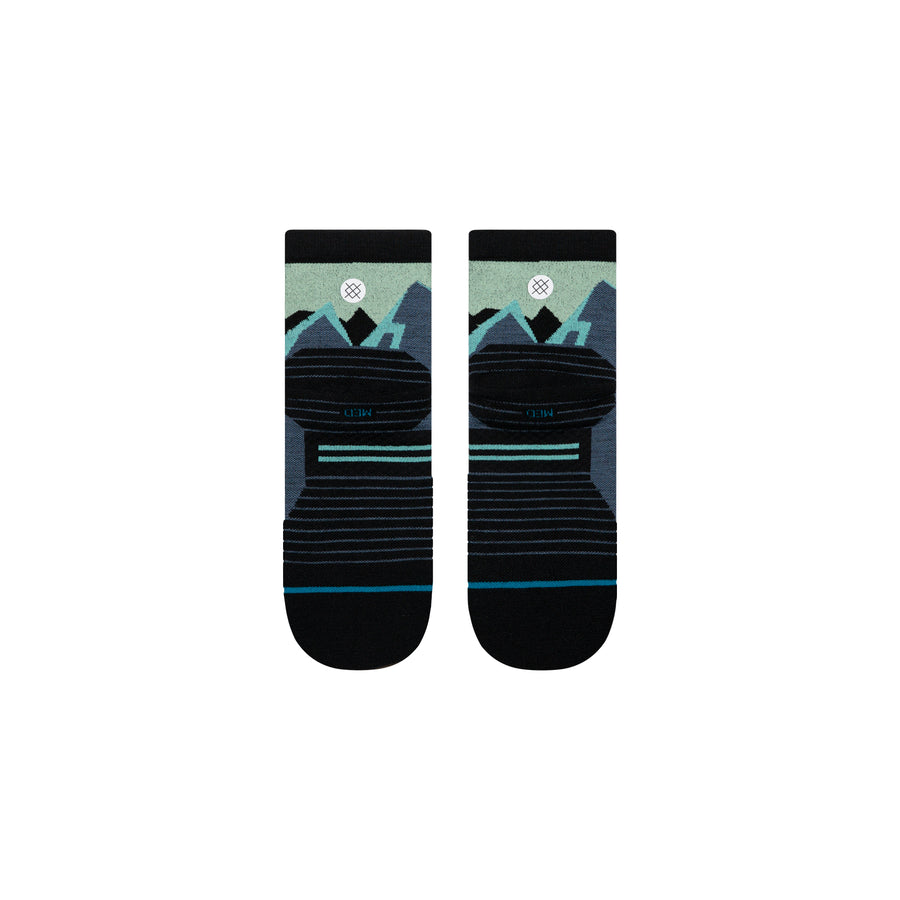 Icy Mountain Light Wool Quarter Socks