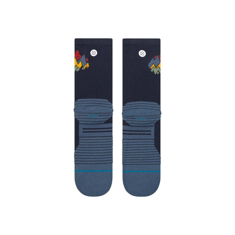 Peaks Ribbed Light Crew Socks