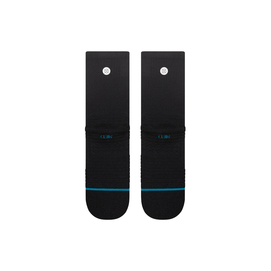 Icon Mid Solid Ribbed Crew Socks