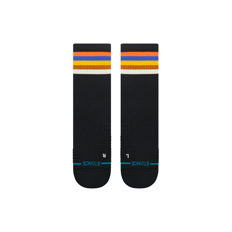 Maliboo Ribbed Mid Crew Socks
