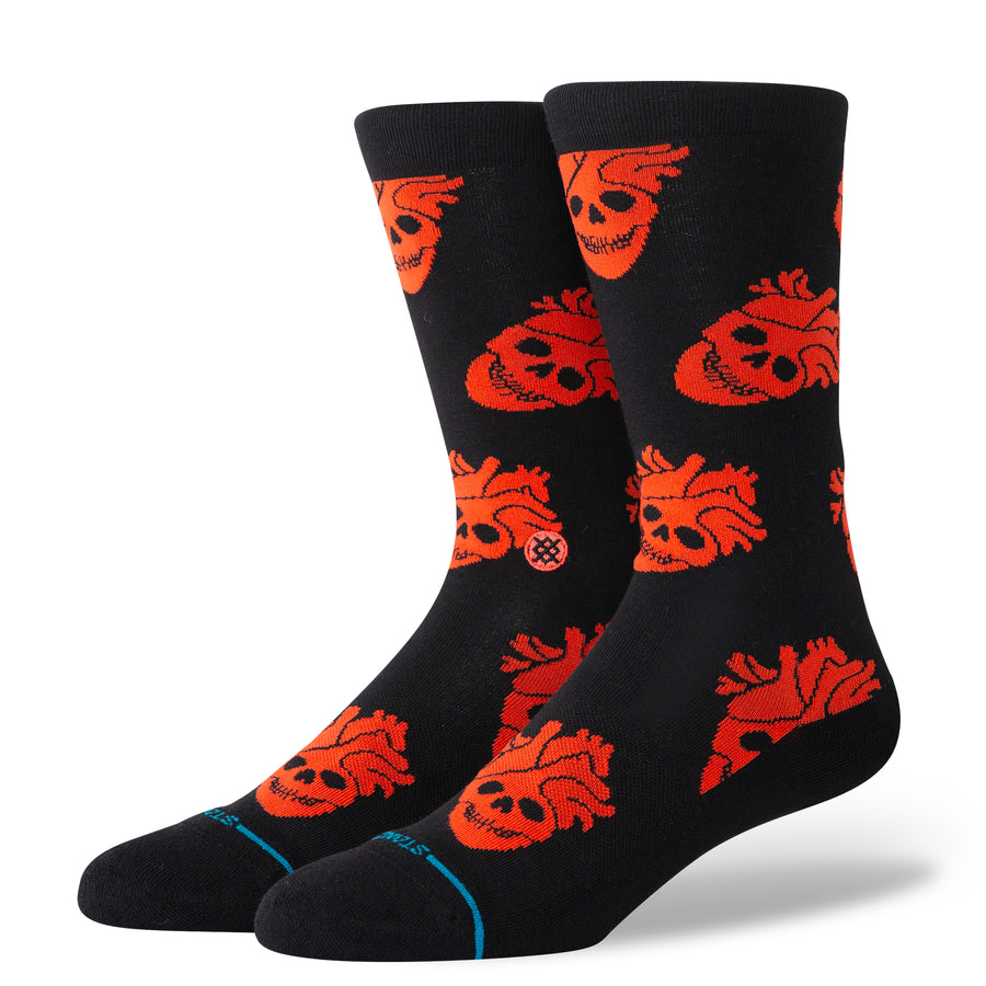 Strange Love x Stance Fallin In Skull Crew Socks