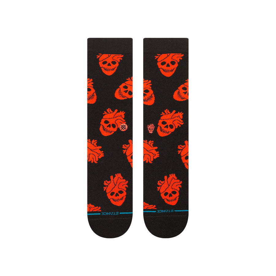 Strange Love x Stance Fallin In Skull Crew Socks