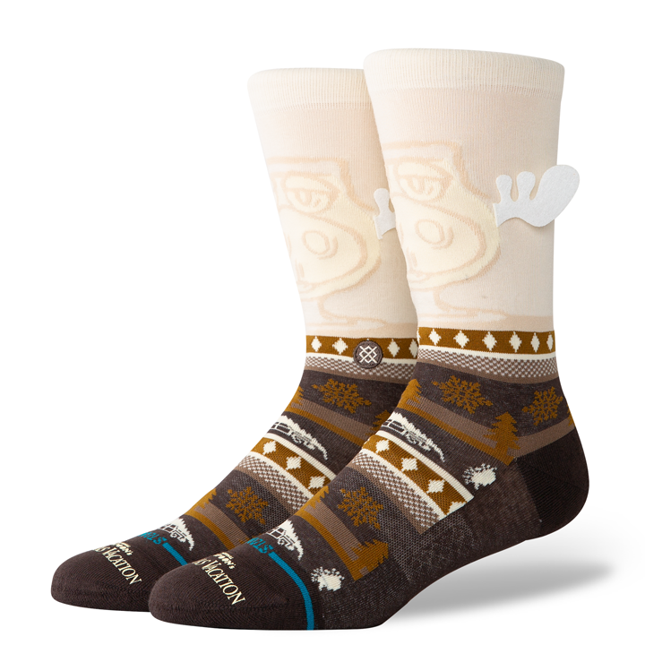 Christmas Vacation x Stance Have Some Eggnog Crew Socks