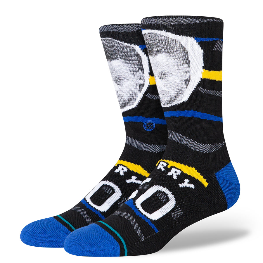 NBA x Stance Faxed Curry Crew Socks