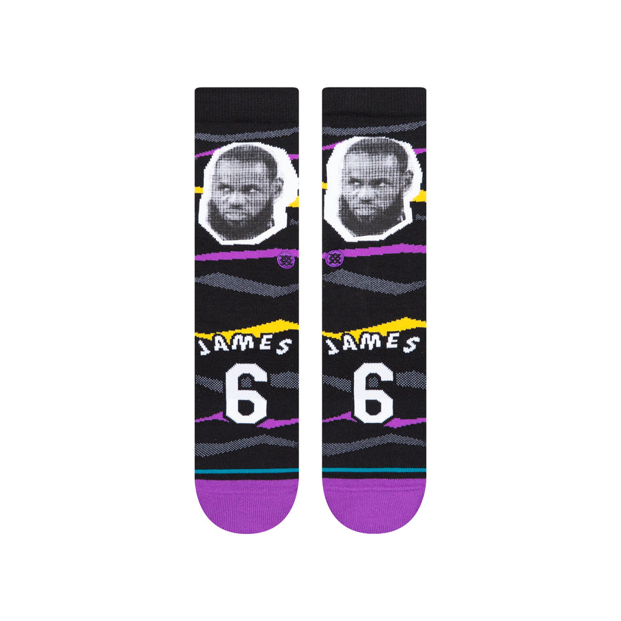 NBA x Stance Faxed Lebron Crew Socks