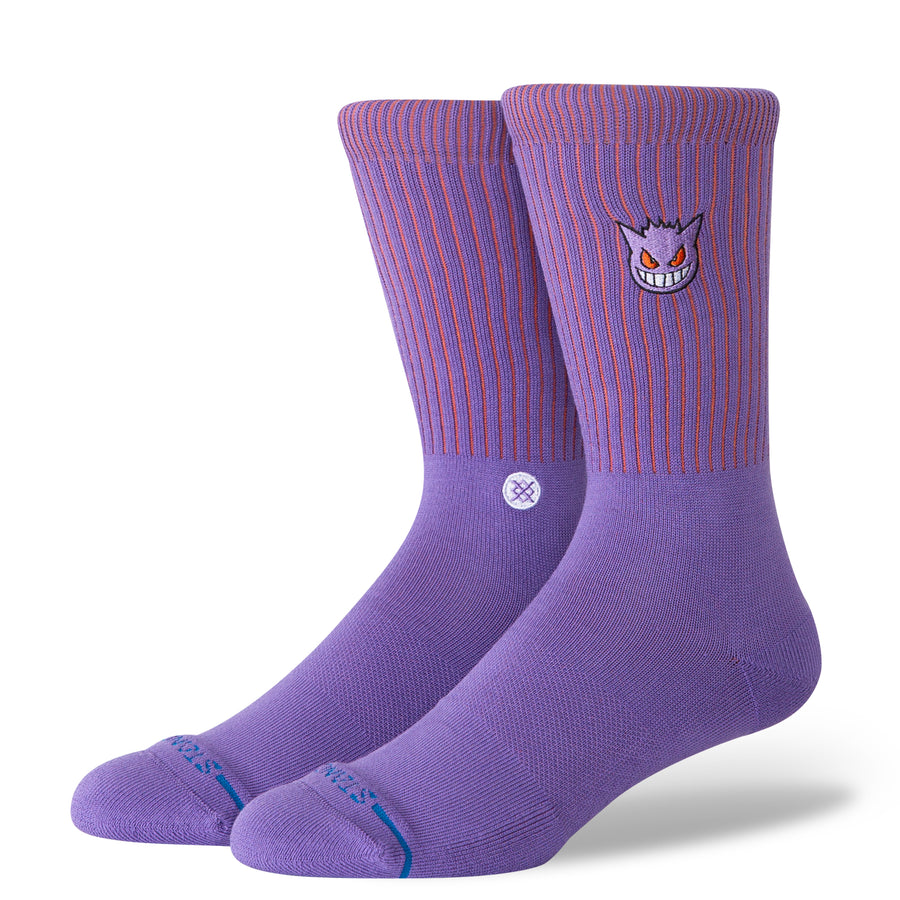 Pokémon x Stance Gengar Crew Socks