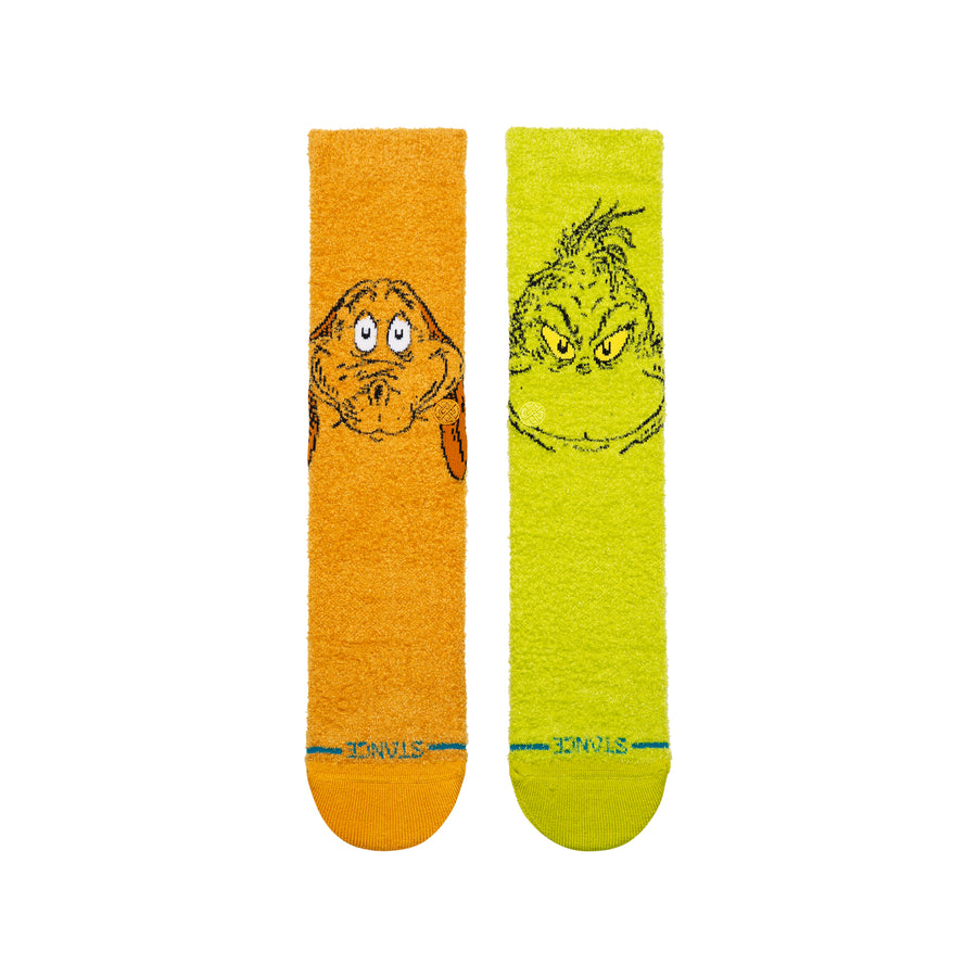 The Grinch x Stance Grinch And Max Crew Socks