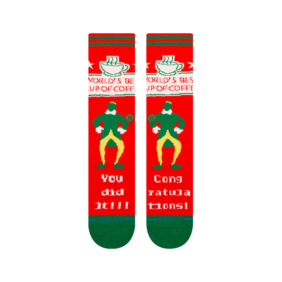 Elf x Stance Worlds Best Crew Socks