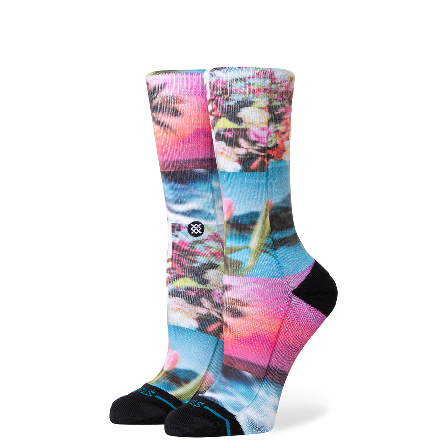 Womens Take A Picture Crew Socks