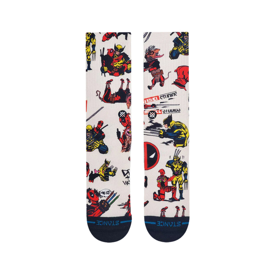 Deadpool x Stance Deadpool Wolverine AOP Crew Socks