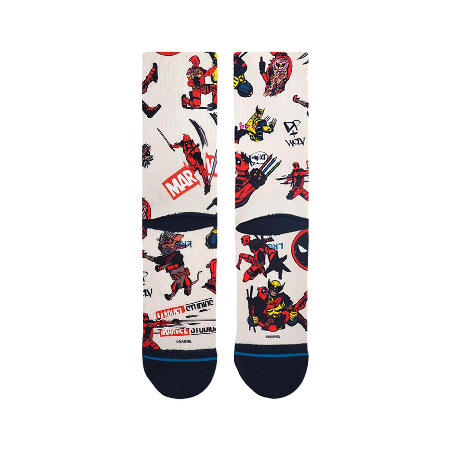 Deadpool x Stance Deadpool Wolverine AOP Crew Socks