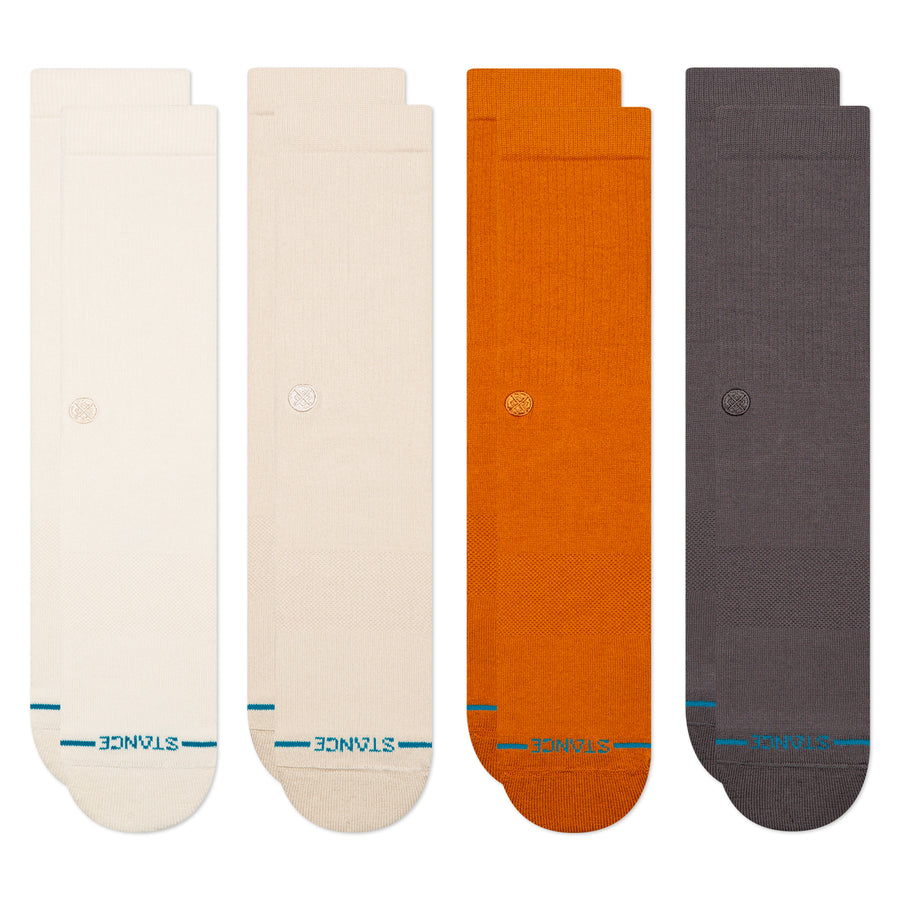 Icon Crew Socks 4 Pack
