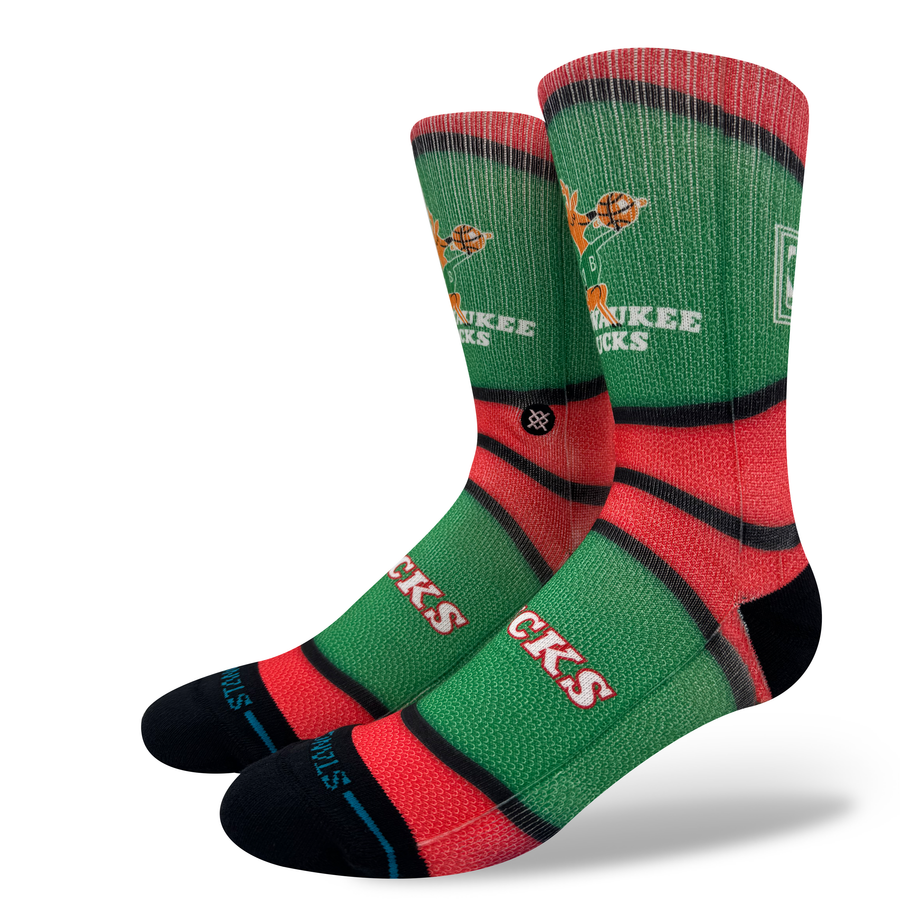 NBA x Stance Mini Ball Hardwood Classics Crew Socks