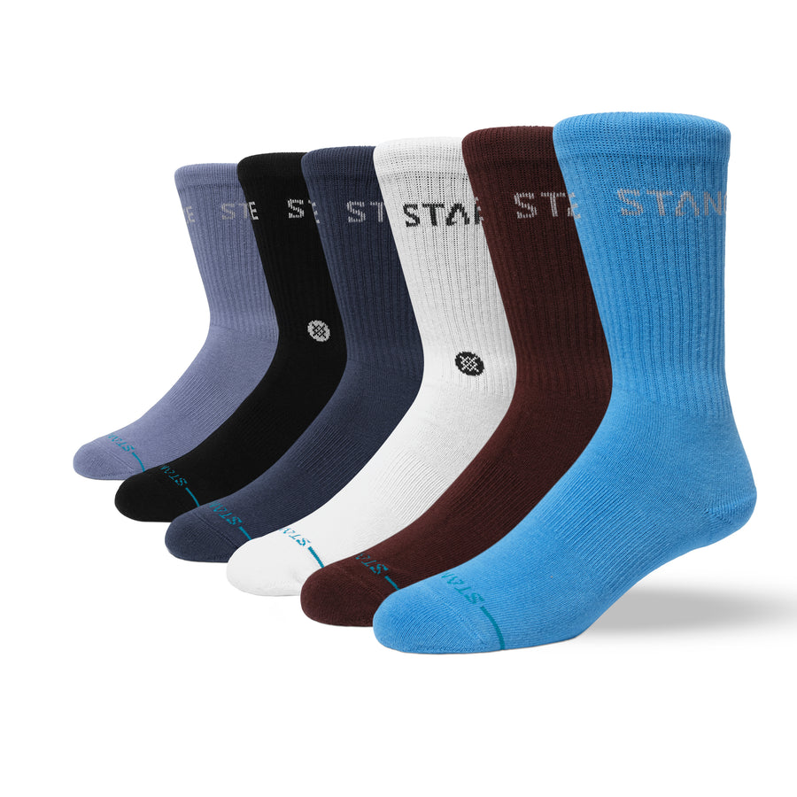 Origin Crew Socks 6 Pack