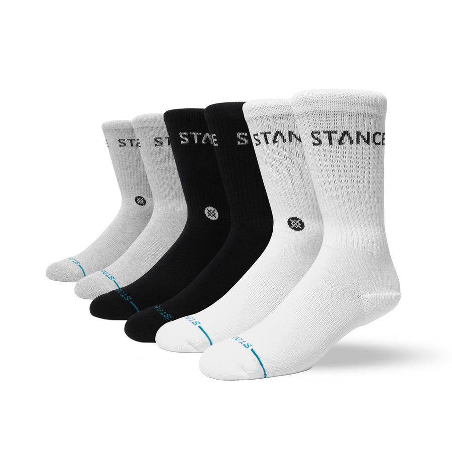 Origin Crew Socks 6 Pack