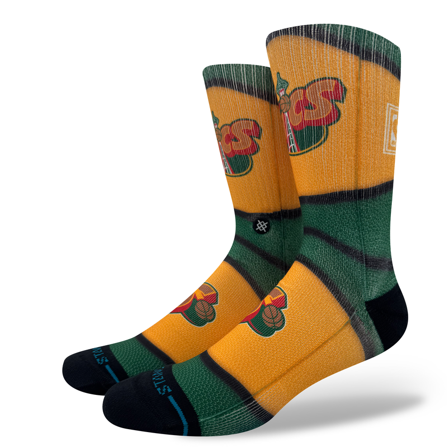 NBA x Stance Mini Ball Hardwood Classics Crew Socks