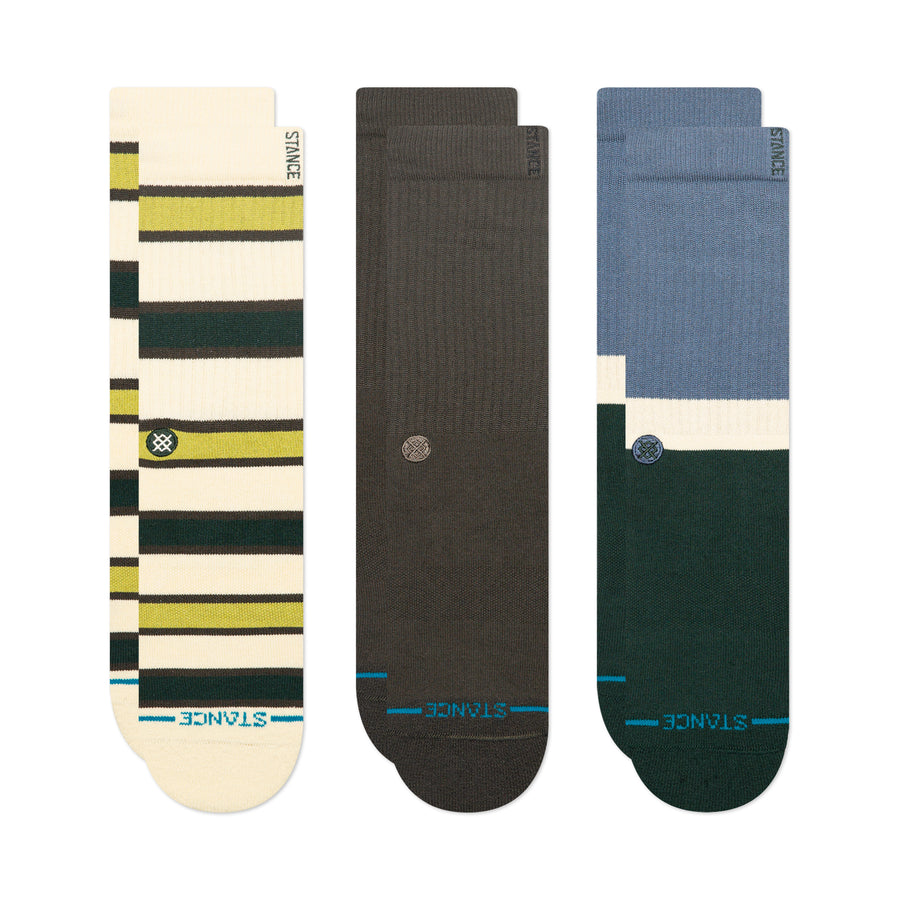 The Devon Crew Socks 3 Pack