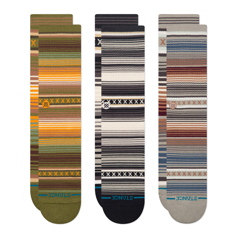 Curren Crew Socks 3 Pack