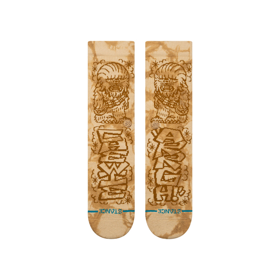 Star Wars By DJ Javier x Stance Chewie Crew Socks