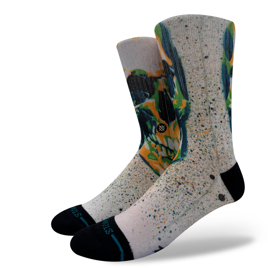 Mark Oblow  x Stance Skull Crew Socks