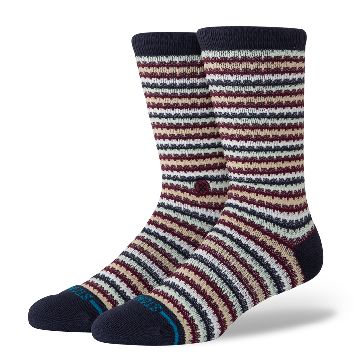 Chiclets Waffle Knit Crew Socks