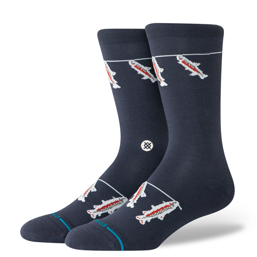 Gone Fishin Crew Socks