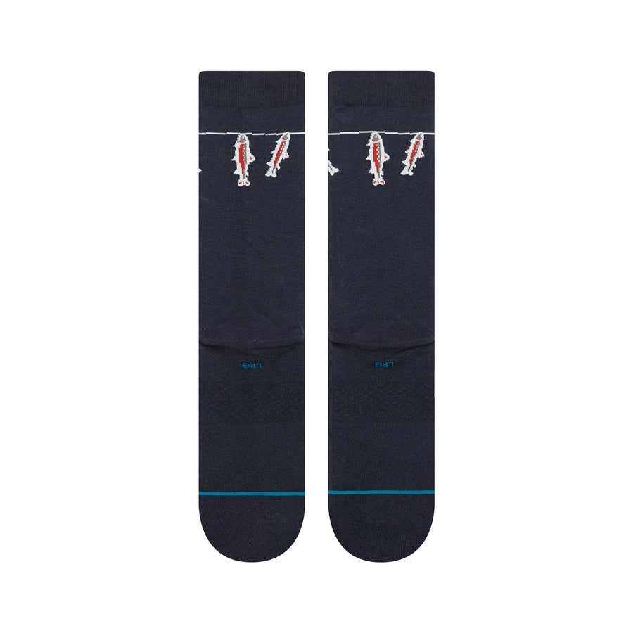 Gone Fishin Crew Socks