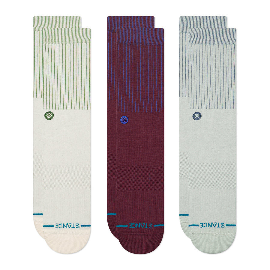 Icon Pop Crew Socks 3 Pack