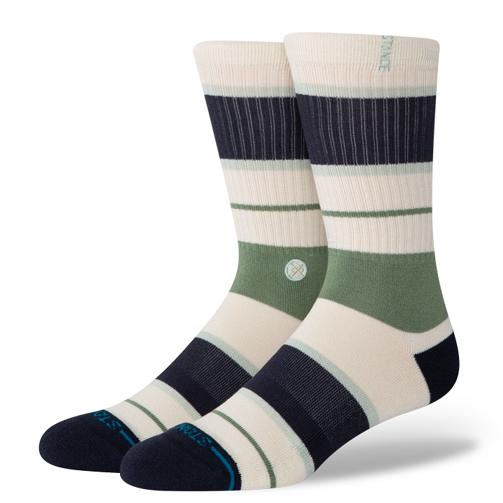 Striped Delight Crew Socks
