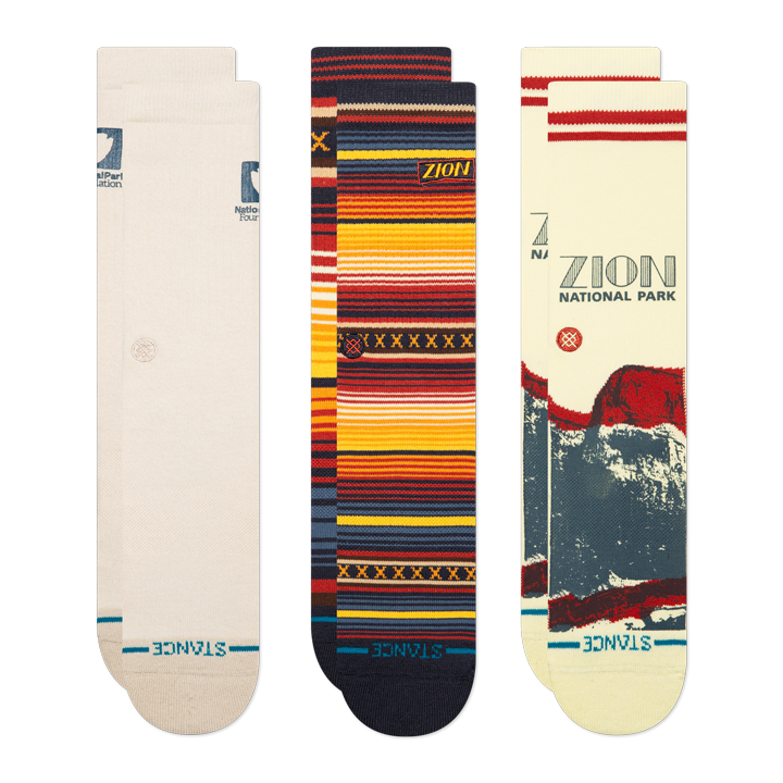 National Parks x Stance Zion Box Set Crew Socks