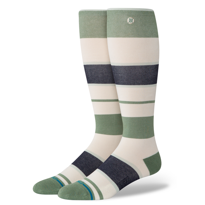 Striped Delight Compression Otc Crew Socks