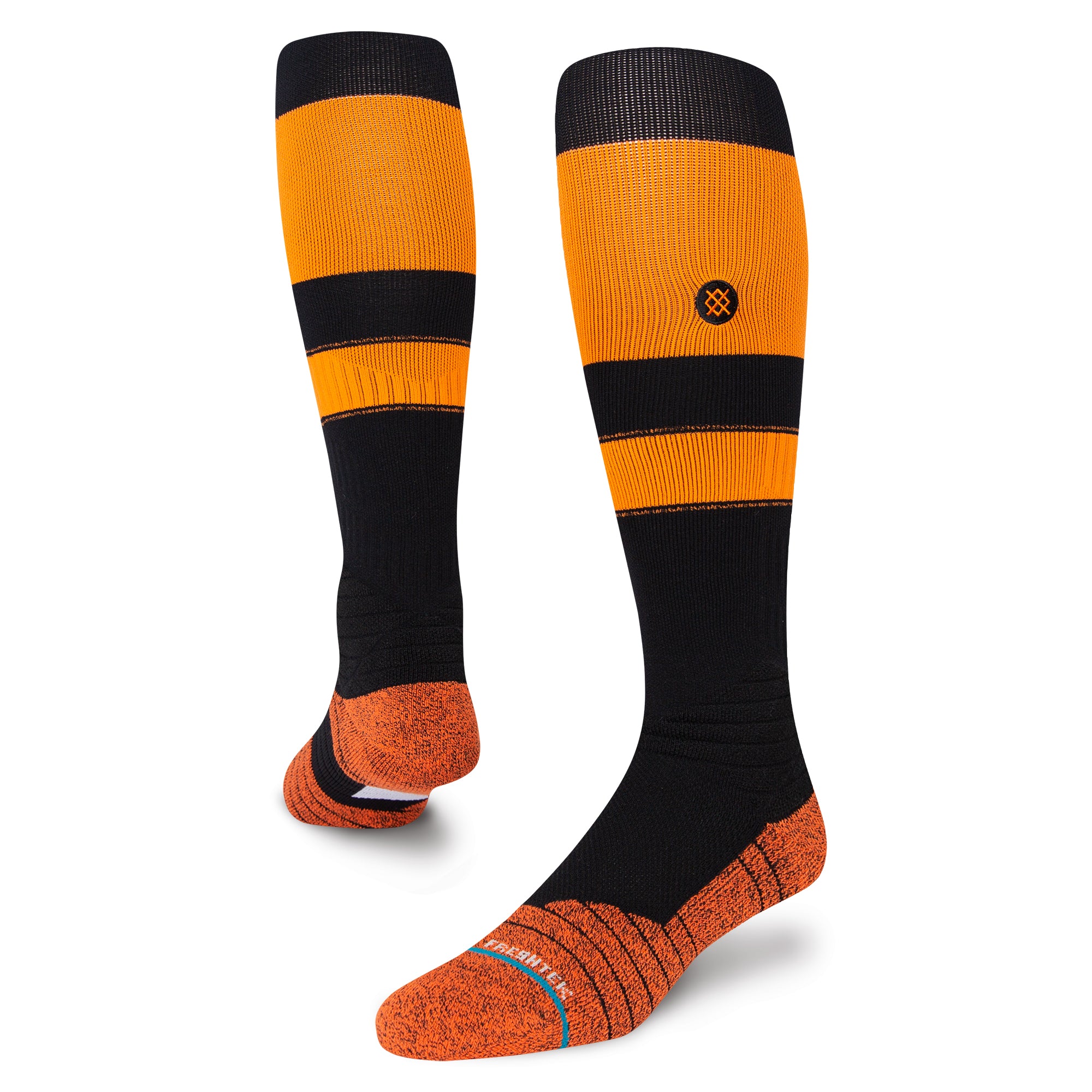 orange nike baseball socks