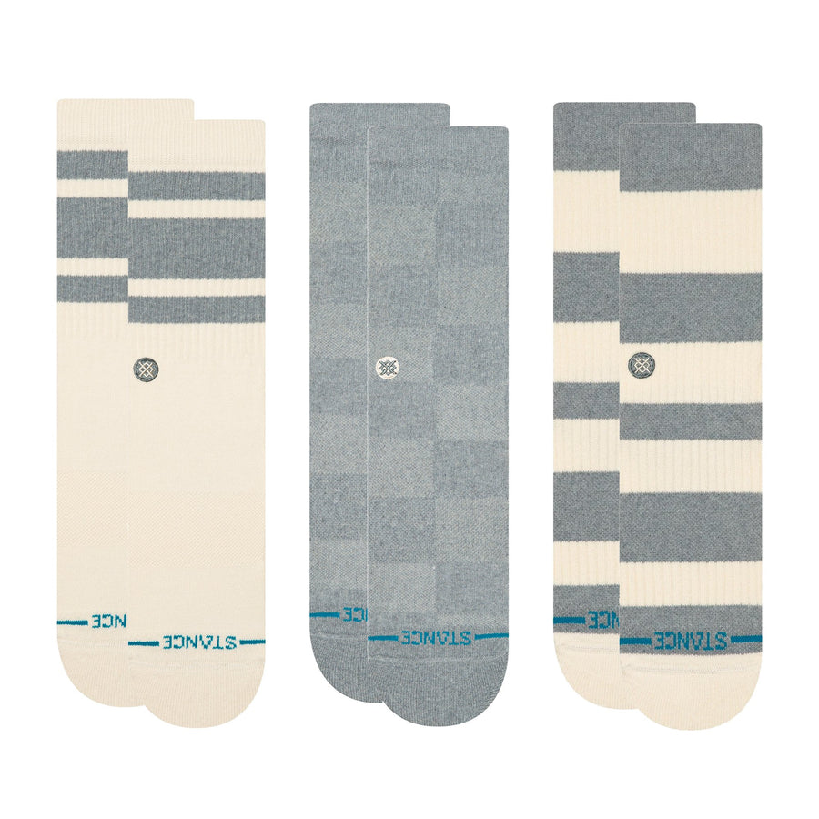 Recycled Demin Crew Socks 3 Pack