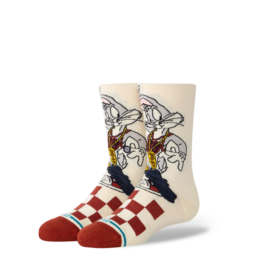 Kids Looney Tunes x Stance Bugs Crew Socks