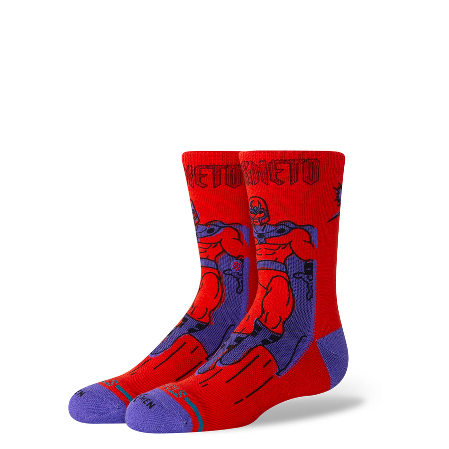 Kids Marvel x Stance Magneto Crew Socks